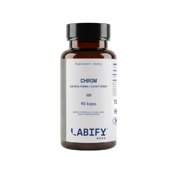 LABIFY Chrom MONO - opakowanie 90 kapsułek na bialym tle
