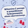 LABIFY Nubi Żelki z witaminą C dla dzieci - zdjęcie 4 LABIFY Nubi Żelki z witaminą C dla dzieci - grafika producenta o witaminie C, tekst w dymku na błękitnym tle