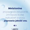 LABIFY Żelki Sleep - zdjęcie 4 LABIFY Żelki Sleep - grafika producenta o melatoninie, tekst na jasnobłękitnym tle