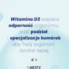 LABIFY Żelki D3 - zdjęcie 2 LABIFY Żelki D3 - grafika producenta o witaminie D3, tekst na błękitnym tle