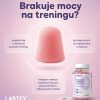 LABIFY Żelki z Kreatyną truskawkowe - zdjęcie 2 LABIFY Żelki z Kreatyną truskawkowe - grafika producenta w formie plakatu z różowa żelka i słoikiem