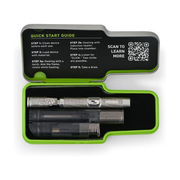 810086751556_05_biale_tlo Zestaw DynaVap The M7 w otwartym metalowym pudełku Tin Case z zapalniczką i instrukcją