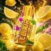 Shot konopny Elixir Panoramixa Energy Lemon 100 ml wśród plastrów cytryny
