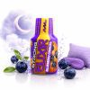 Elixir Panoramixa Blueberry Relax, shot konopny 100 ml z borówkami na jasnym tle