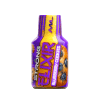 Elixir Panoramixa Blueberry Relax, fioletowa butelka shota konopnego 100 ml na czarnym tle