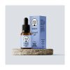 Aura Care Adaptogeny krople z melatoniną, ashwagandhą i melisą, 15 ml:butelka z kroplomierzem i pudełko na kamieniu
