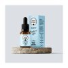 Aura Care Adaptogeny krople z tulsi i chmielem, 15 ml:butelka z kroplomierzem i pudełko na kamieniu