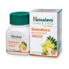 Himalaya Gokshura 60 tabletek: butelka i pudełko na białym tle Himalaya Gokshura 60 tabletek: butelka i pudełko na białym tle