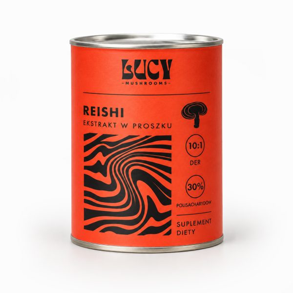 lucyrituals-ekstrakt-z-reishi.jpg Opakowanie ekstraktu reishi w proszku, DER 10:1