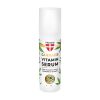 PALACIO Serum witaminowe z konopi 50ml: airless butelka z pompka na jednolitym tle, zdjecie produktowe