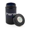Szklany pojemnik bezzapachowy z higrometrem 150ml HERO PRO: fioletowy sloik z cyfrowym higrometrem, zdjecie produktowe Szklany pojemnik bezzapachowy z higrometrem 150ml HERO PRO: fioletowy sloik z cyfrowym higrometrem, zdjecie produktowe