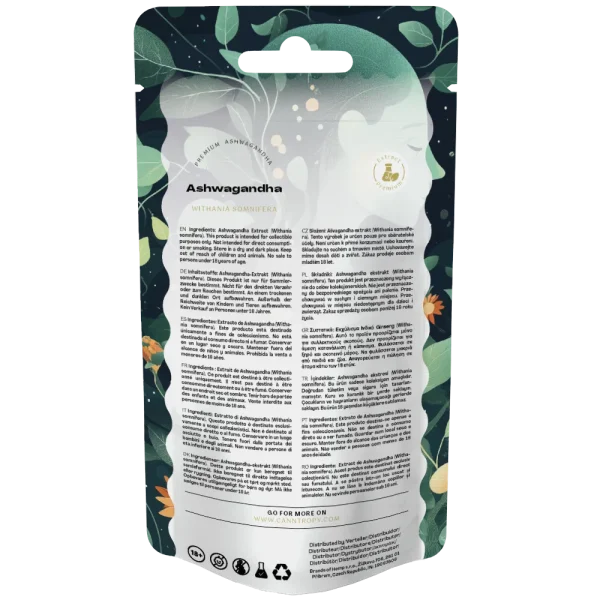 Ashwagandha (Withania somnifera) Extrakt 5% - 10G - Kräuter