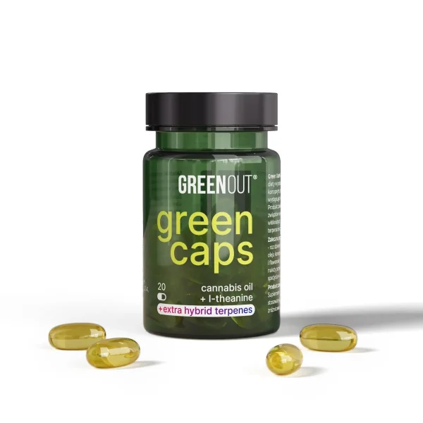 Kapsułki konopne Green Out® Green Caps + Terpeny - Green Out