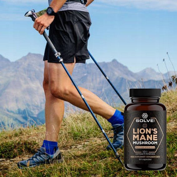 Lion's Mane 10:1 Extract 60 Capsules SOLVE LABS - Capsules