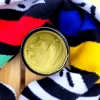 Maść konopna rozgrzewająca 500 mg kannabidiolu 100 g Maść konopna rozgrzewająca 100 g: widok dolnej etykiety z bazą aloesową, żywokostem i fitosubstancjami