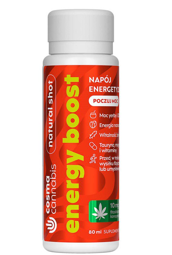 Cosma Cannabis natural shot - ENERGY BOOST | Energy Shot 80ml - Shots