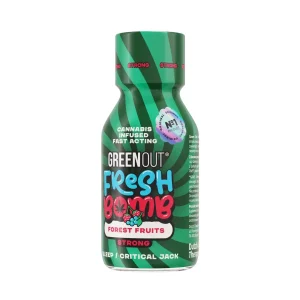 Green Out® Fresh Bomb Forest Fruits – Strong – Shot CBD hemp oil 100ml Dutch Therapy - Green Out