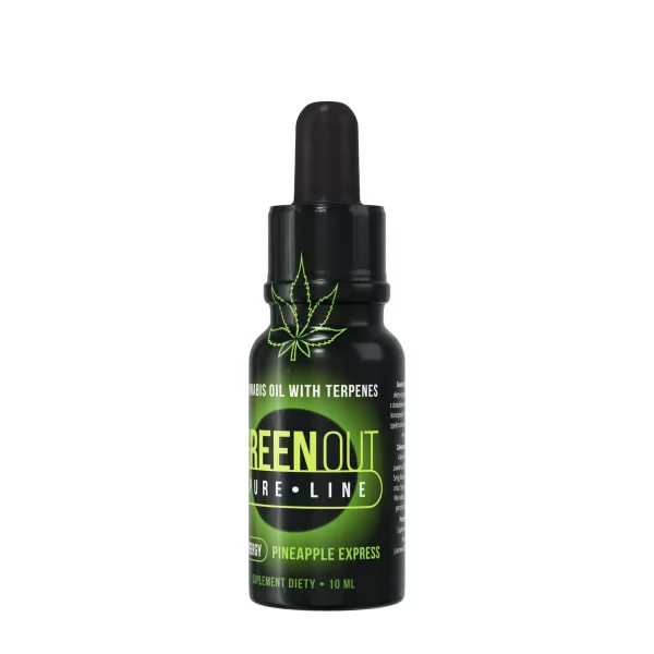 Green Out® Pure Mini hemp oil, 10ml - Pineapple Express - ENERGY - Green Out