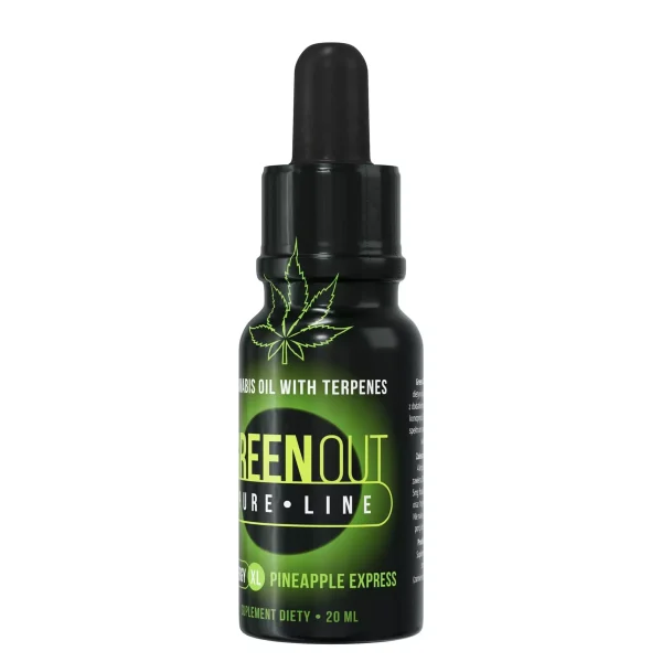 Olejek konopny Green Out® Pure XL, 20ml - Pineapple Express - ENERGY - Green Out