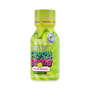 Green Out® Fresh Bomb Sour Apple Strong Dutch Therapy hemp shot - Green Out