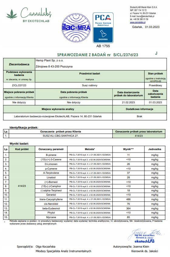 Silver – Joint Pre Rolls Konopny CBG ~10% | Konopny Buch | 0,5G