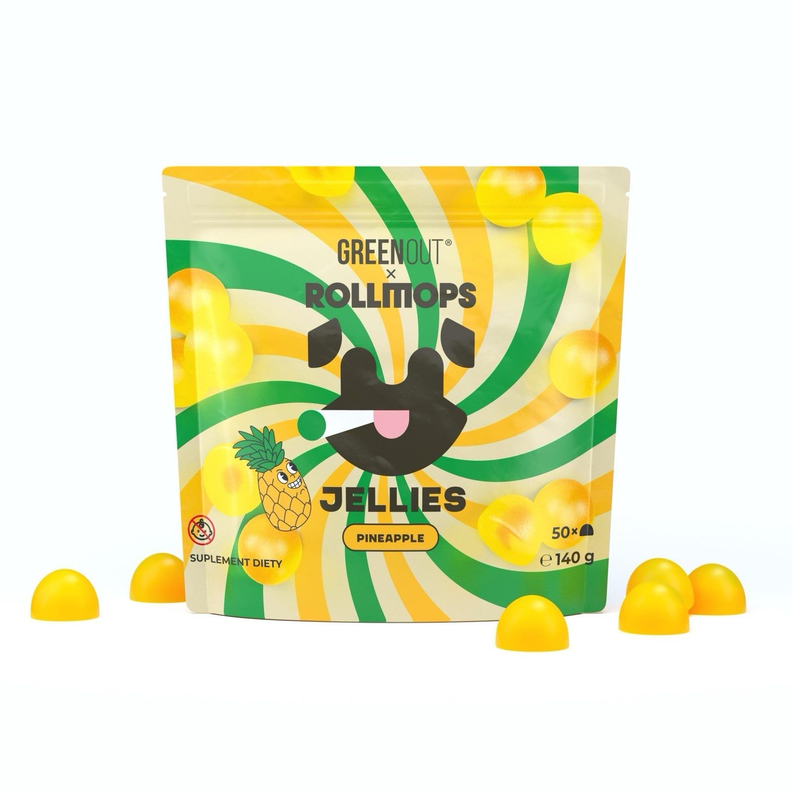 Żelki Green Out® x Mops