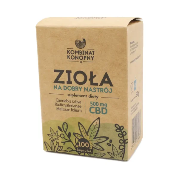 Zioła na dobry nastrój 500 mg CBD 30 g - Suplementy