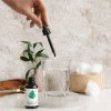 Krople chlorofil 30 ml – ujęcie etykiety z dawkowaniem