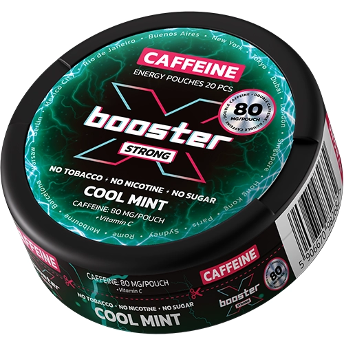 X-booster Woreczki energetyczne Cool Mint 40 mg SNUS - Woreczki