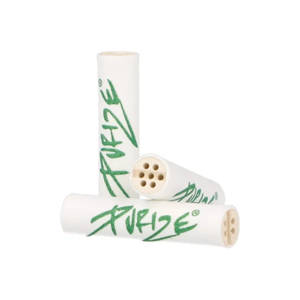 Filtry Purize XTRA Slim z aktywnym węglem 50 szt. BIAŁE śr. 6 mm PURIZE XTRA Slim białe 50 szt. - trzy filtry 6 mm w białej owijce z ceramicznym kapturkiem
