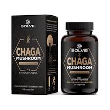 Chaga (Błyskoporek podkorowy) 10:1 Ekstrakt 60 Kapsułek SOLVE LABS - Kapsułki Chaga (Błyskoporek podkorowy) 10:1 Ekstrakt 60 Kapsułek SOLVE LABS - Kapsułki