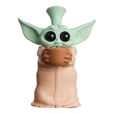 Baby Yoda Beige Grogu Star Wars Silicone Standing Bong Baby Yoda Beige Grogu Star Wars Silicone Standing Bong