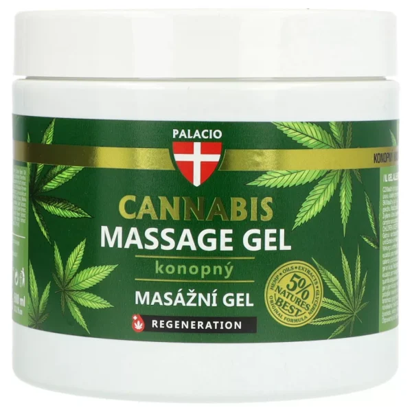 PALACIO Hanf Massage Gel 600ml - Gele