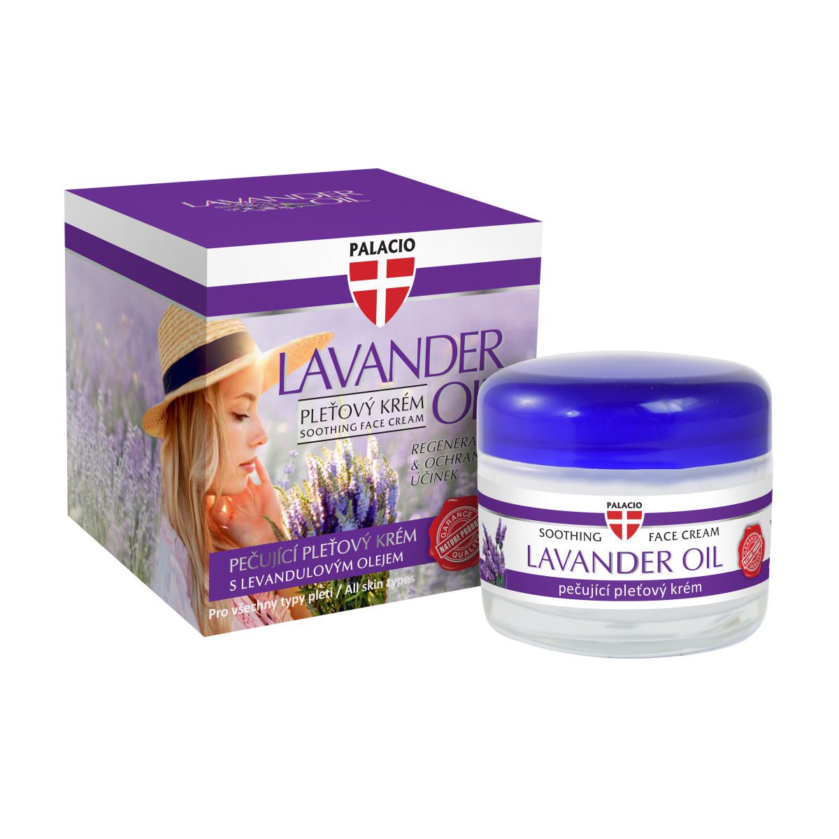 PALACIO Krem do twarzy lawendowy 50ml