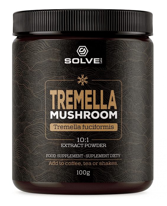 Tremella (Tremella fuciformis) 10:1 Mushroom Powder 50g SOLVE LABS - Adaptogeny