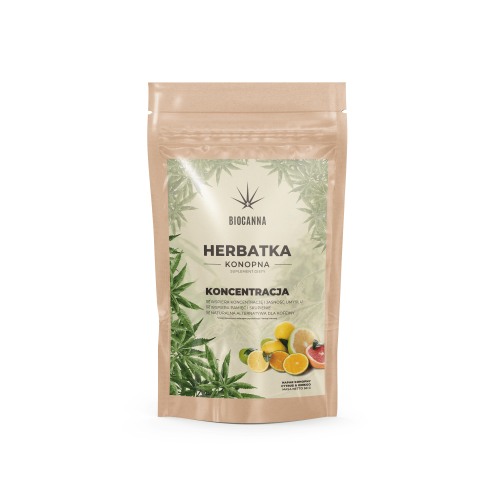 Hemp Tea CONCENTRATION 50g - Citrus & Ginkgo - Teas