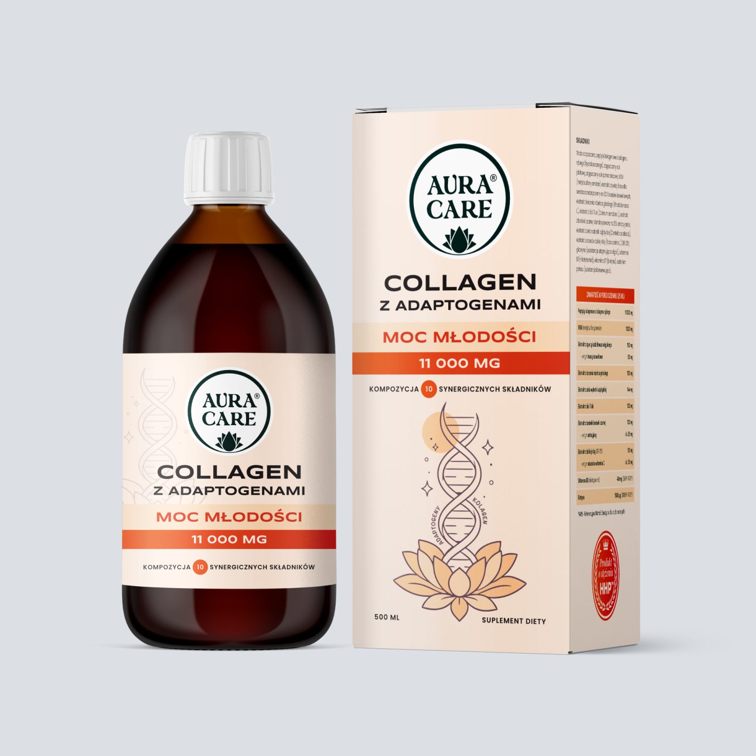 Aura Care Collagen Moc Młodości 500ml
