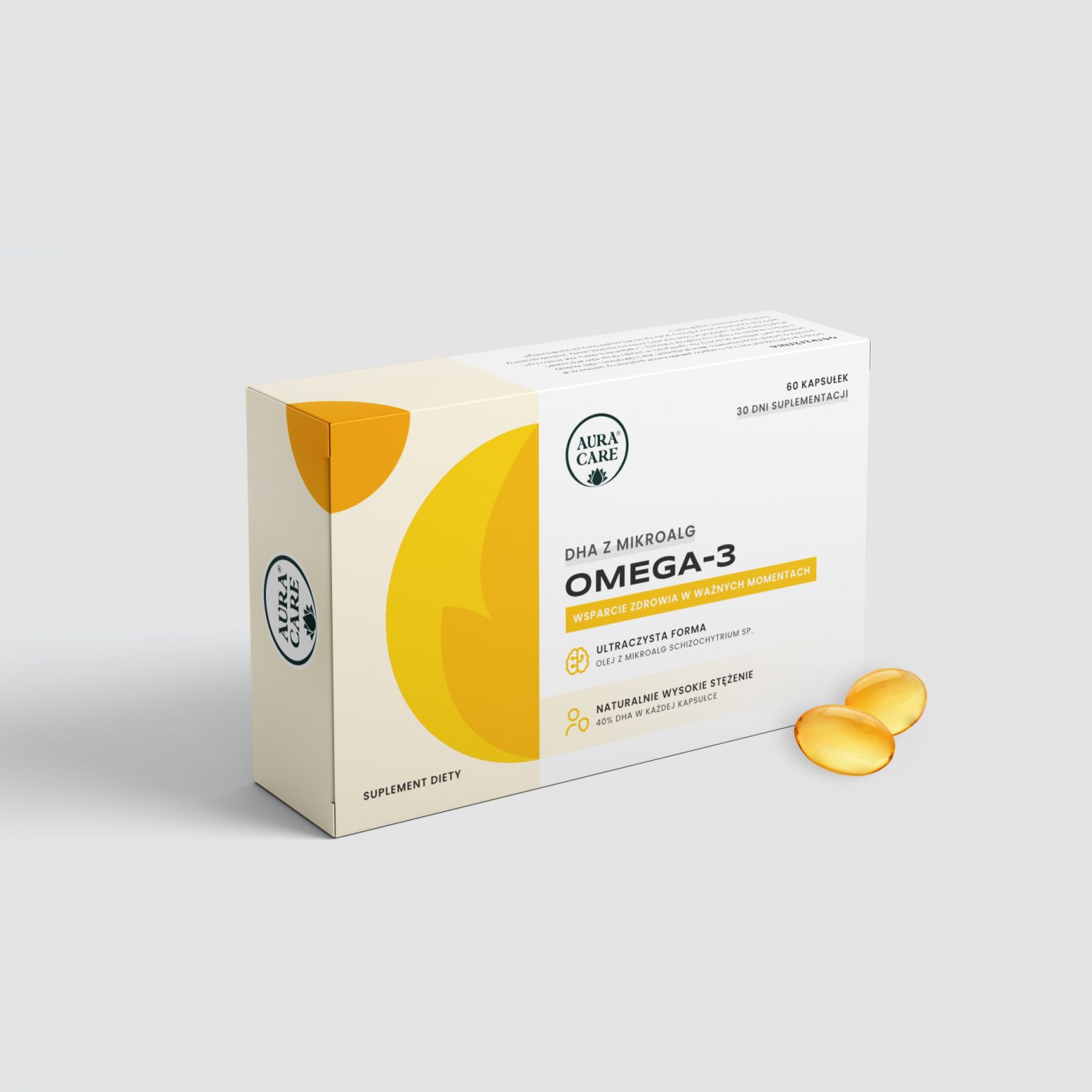 Aura Care Omega-3 60 kapsułek