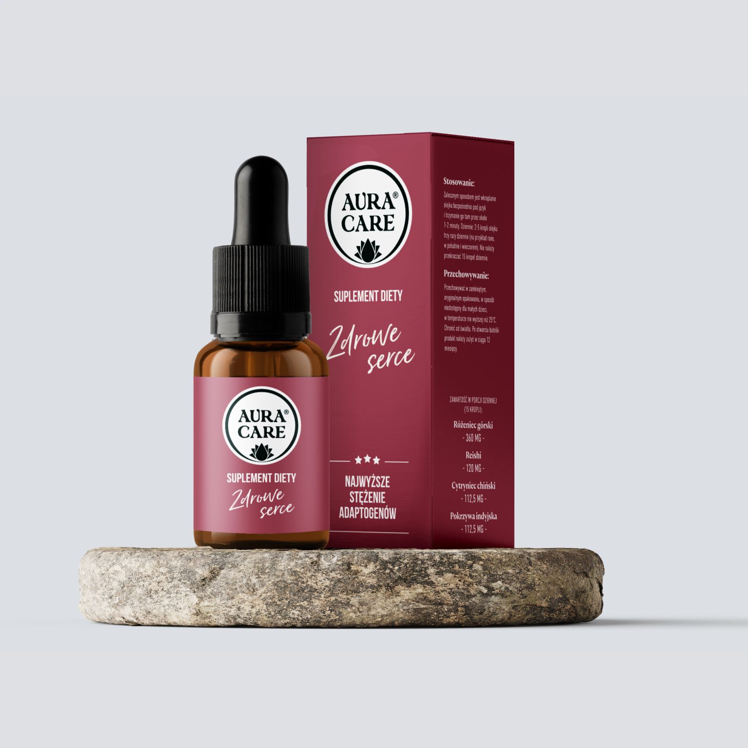 Aura Care Adaptogeny Zdrowe Serce 15ML