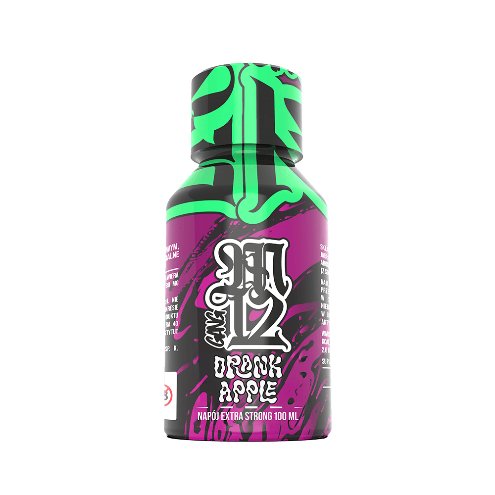 Napój M12 DRANK APPLE 100ml Shot Konopny
