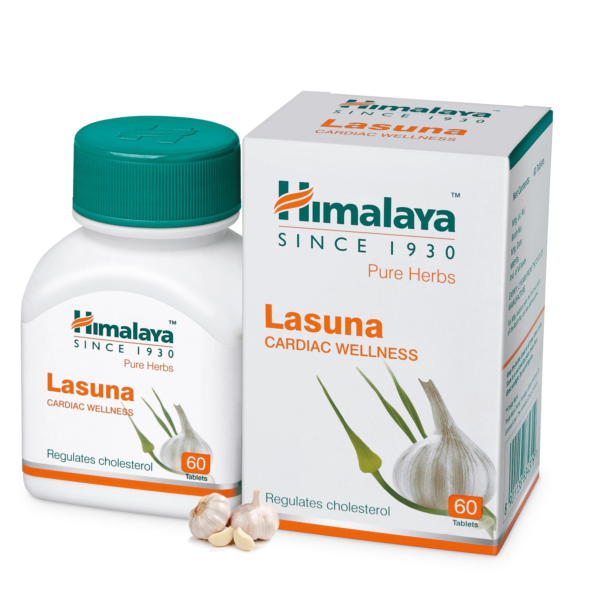 Himalaya Lasuna 60 tabletek – czosnek, cholesterol, krążenie