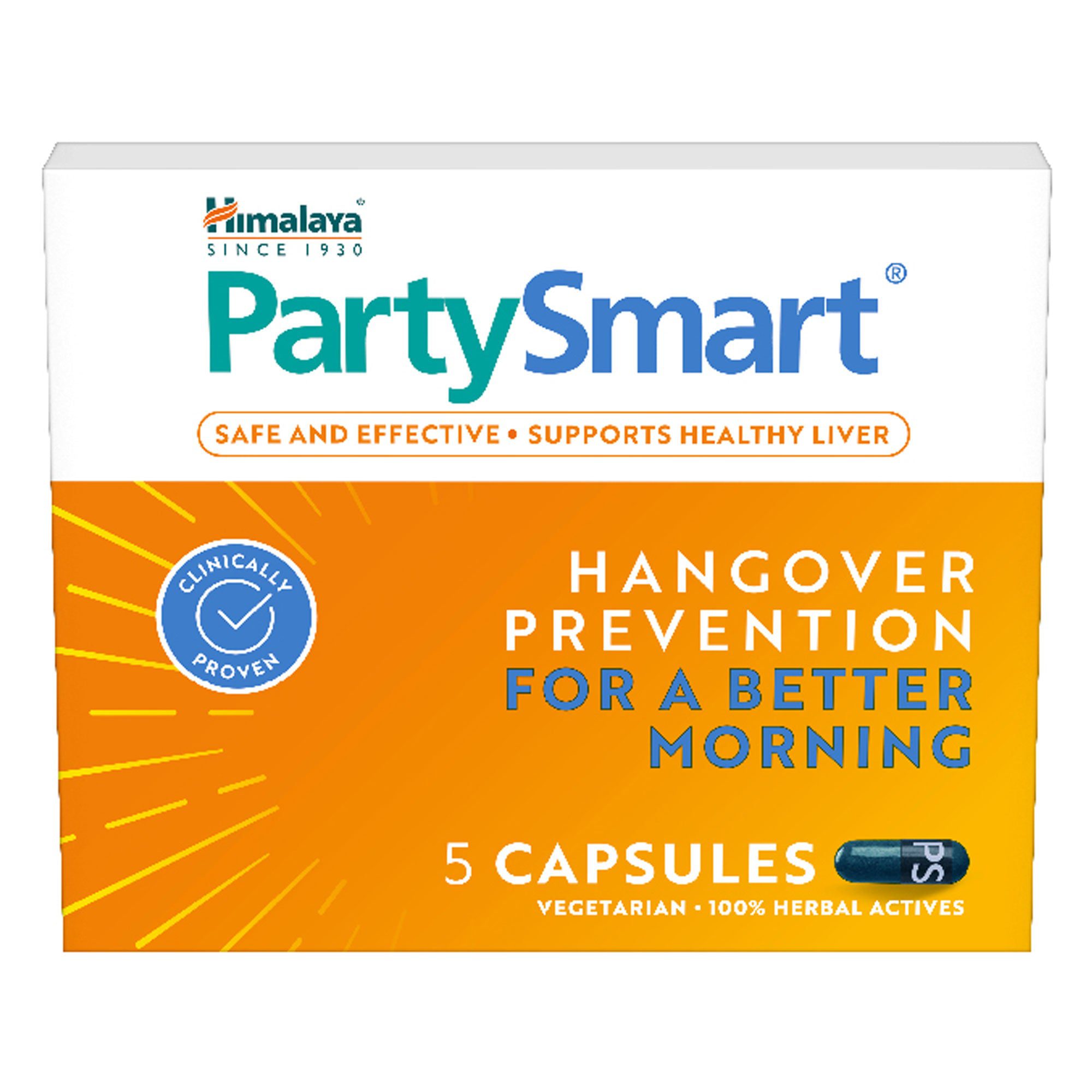 Himalaya Party Smart 25 kapsułek – na kaca, wsparcie wątroby