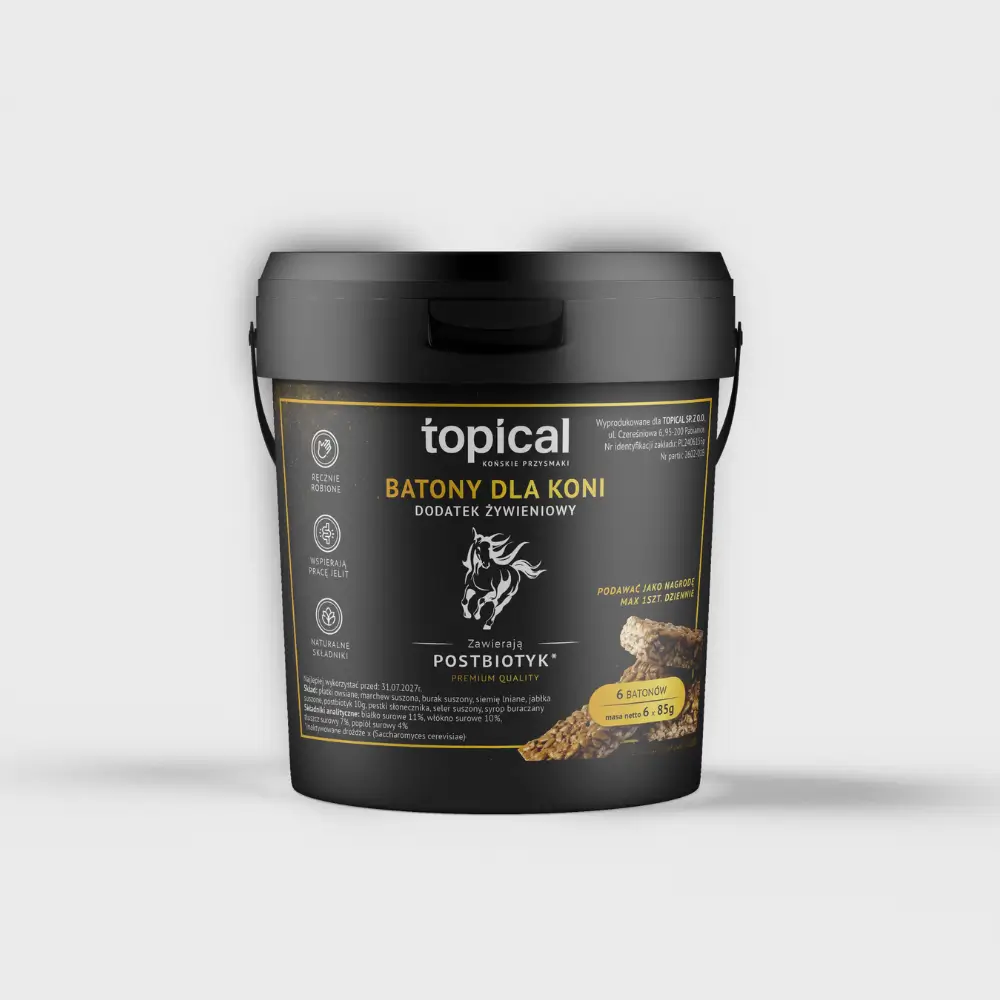 Batony dla koni z postbiotykami