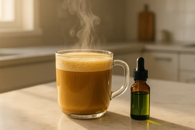 Bulletproof Coffee mit Hanföl – Kaffee mit Power Bulletproof Coffee mit Hanföl – Kaffee mit Power