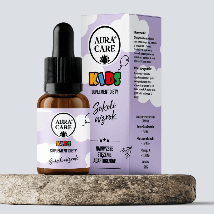 Добавка для детей Aura Care Kids для зрения, масляный мацерат, капли, 15 мл