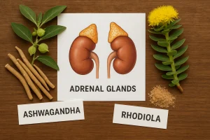 Nahrungsergänzungsmittel bei Nebennierenmüdigkeit: Ashwagandha, B5 und Rhodiola