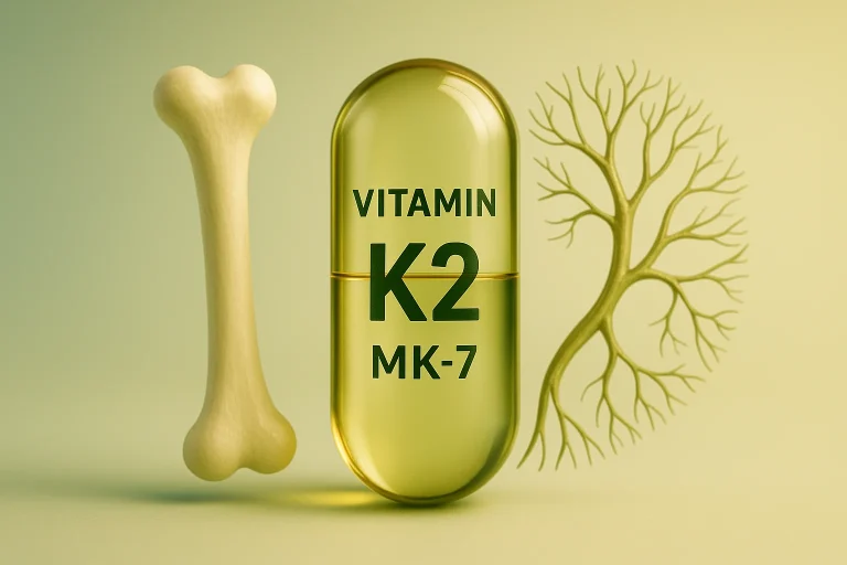 Witamina K2 MK-7: dlaczego bez niej D3 może szkodzić i jak prawidłowo dawkować