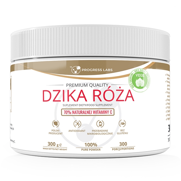 562.jpg Dzika róża naturalna witamina C wegański — opakowanie 300 g