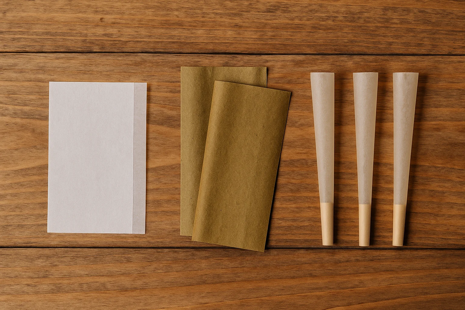 Papers vs wraps vs pre-rolled cones: what to choose Papers vs wraps vs pre-rolled cones: what to choose
