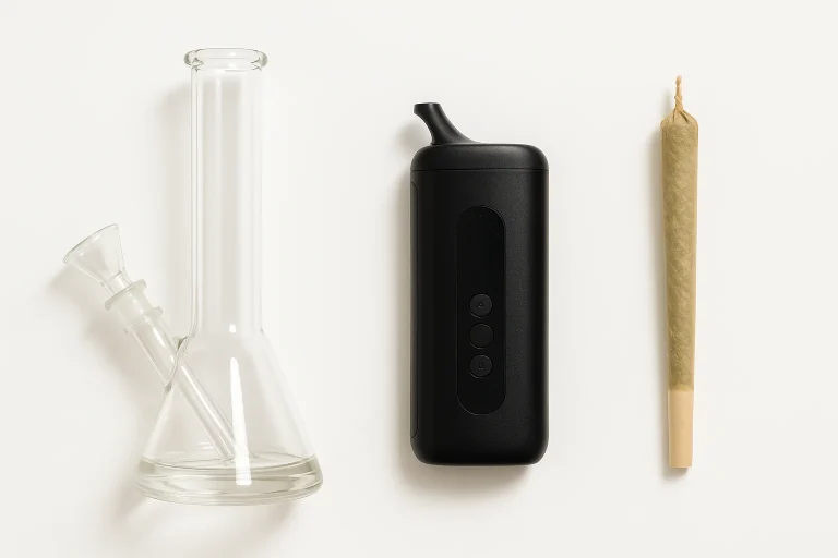 Bong vs waporyzator vs joint: co najmniej szkodzi (tabela)